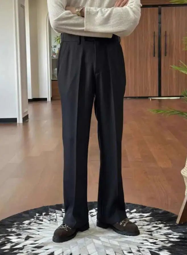 High waist straight style pants - Antonios