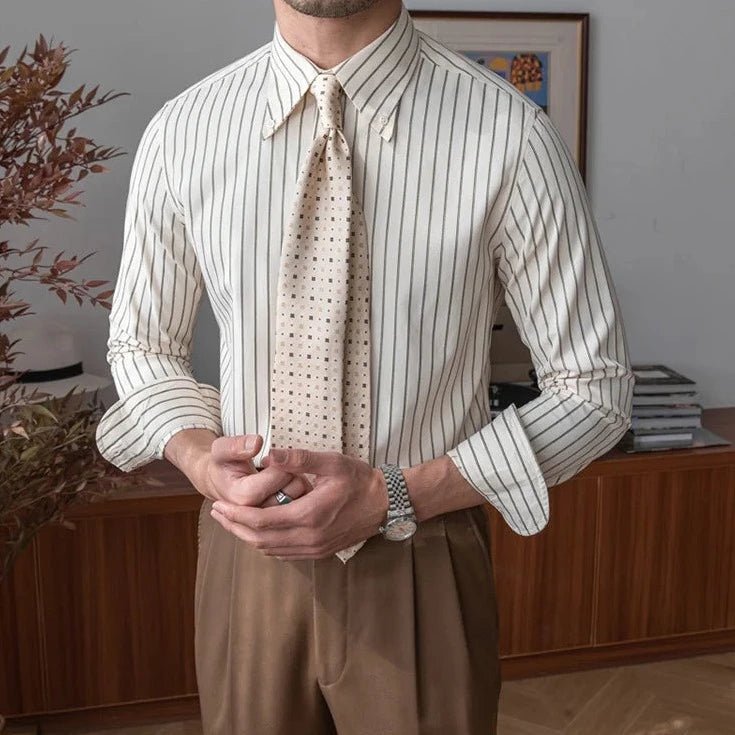 HOMBRE striped shirt - Antonios