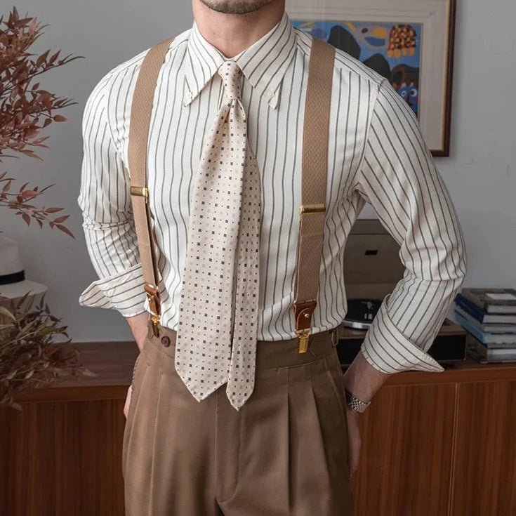 HOMBRE striped shirt - Antonios