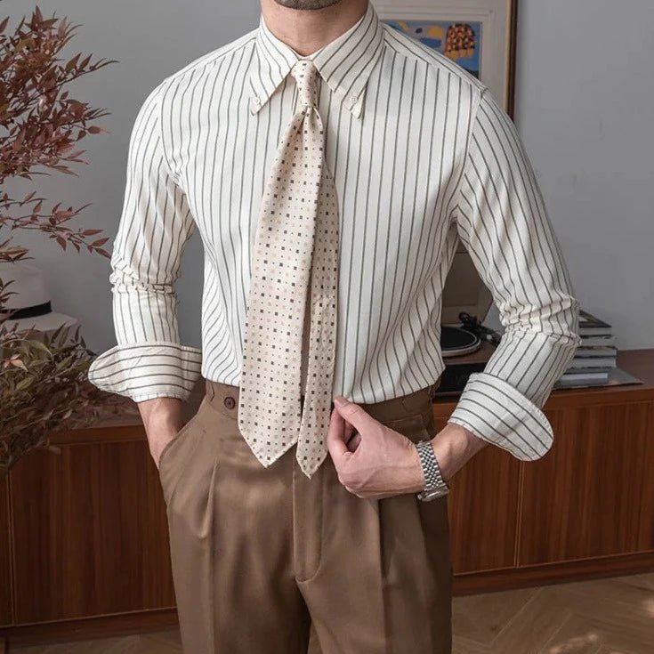 HOMBRE striped shirt - Antonios