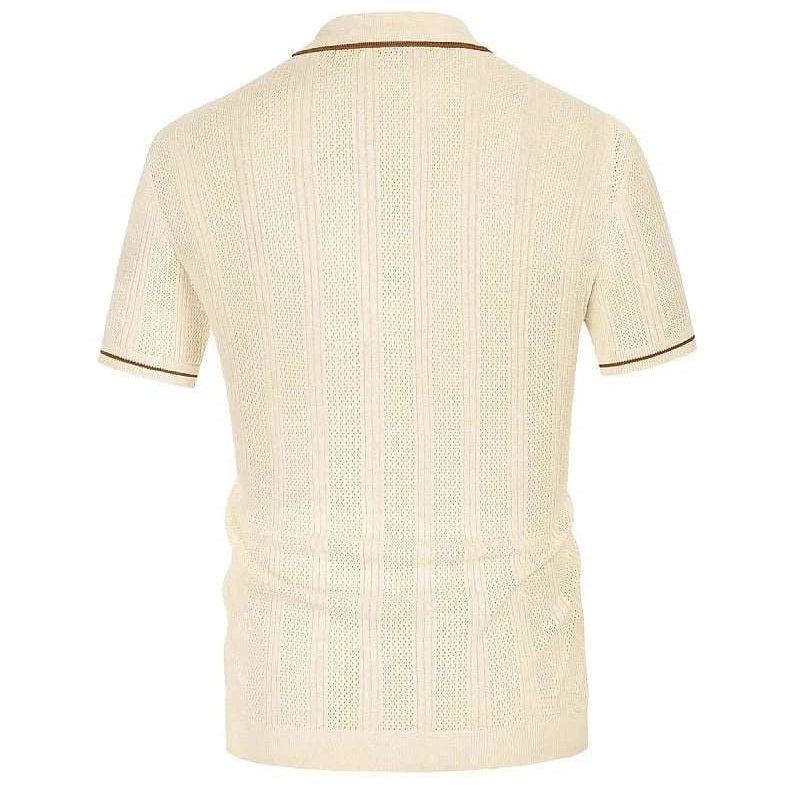 Ice silk summer short sleeve shirt - Antonios