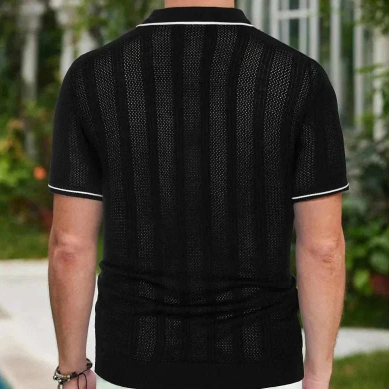 Ice silk summer short sleeve shirt - Antonios