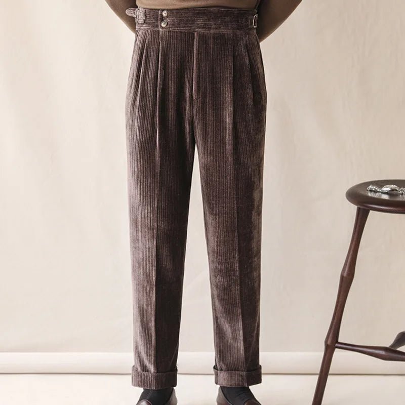 Italian business corduroy trousers - Antonios