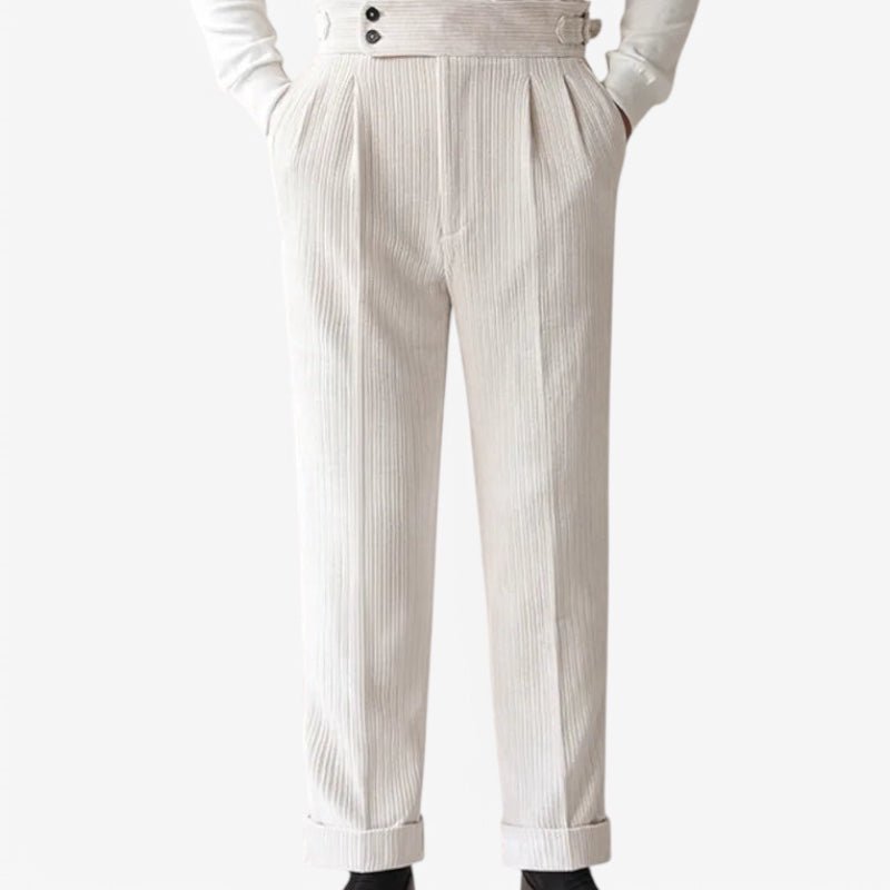 Italian business corduroy trousers - Antonios