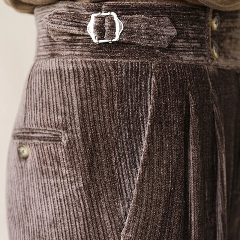 Italian business corduroy trousers - Antonios