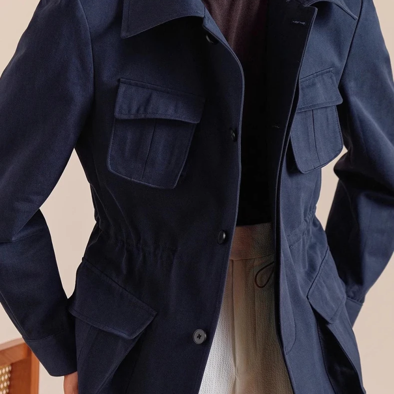 Italian cotton old money jacket - Antonios