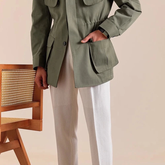 Italian cotton old money jacket - Antonios