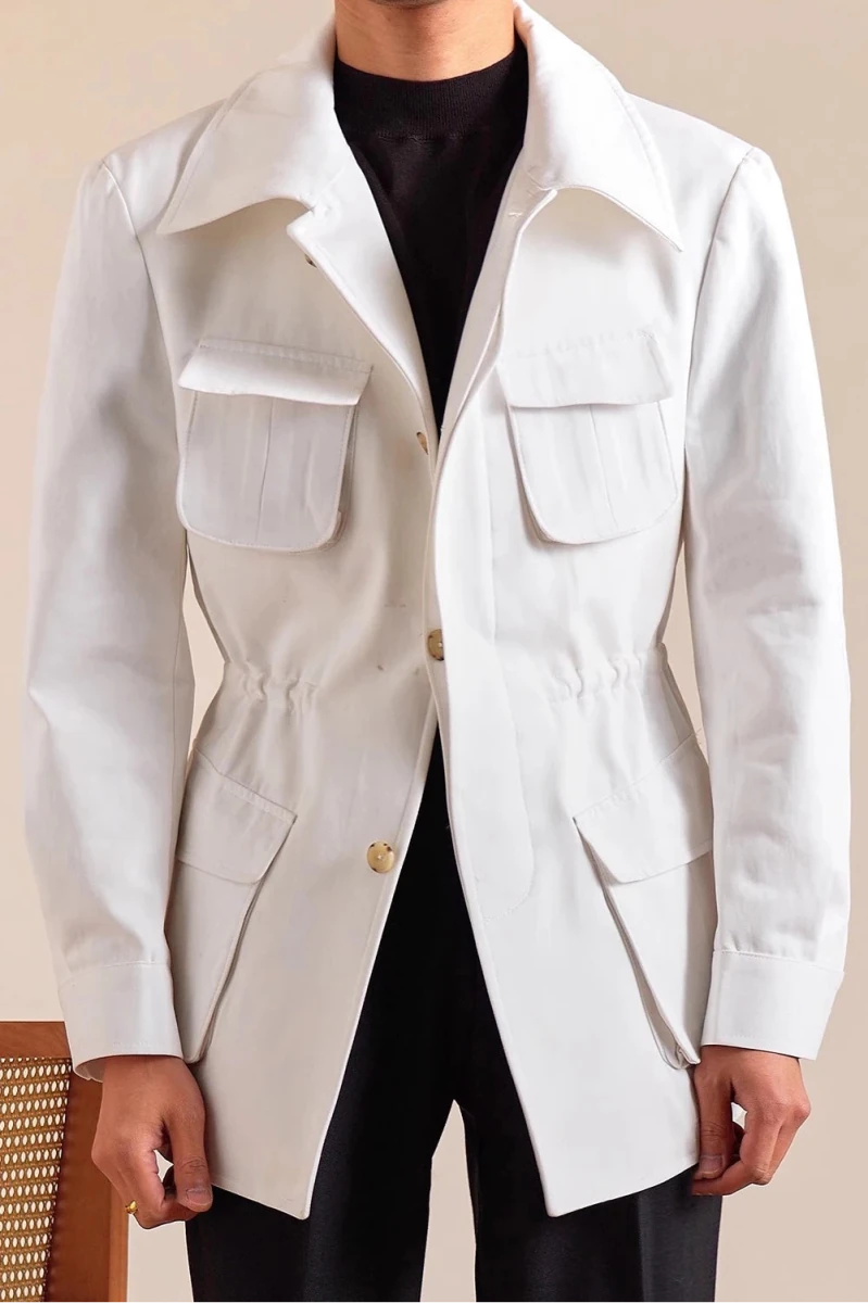 Italian cotton old money jacket - Antonios