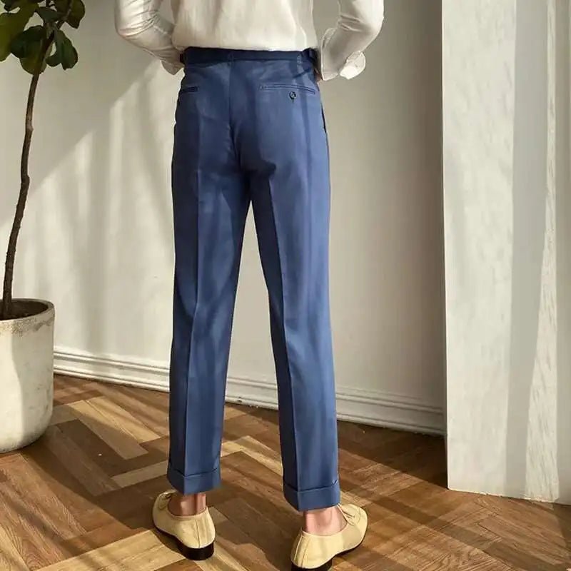 Italian design ankle high - waist trousers - Antonios