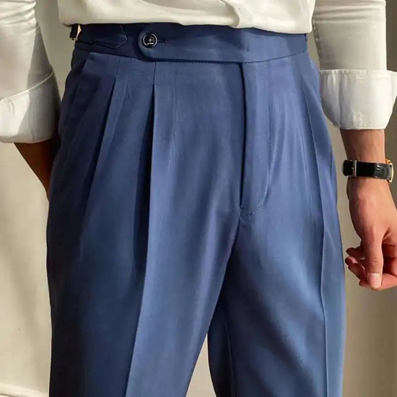 Italian design ankle high - waist trousers - Antonios