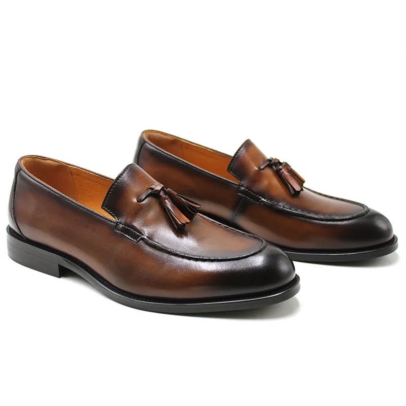 Italian luxury slip on elegant shoes - Antonios