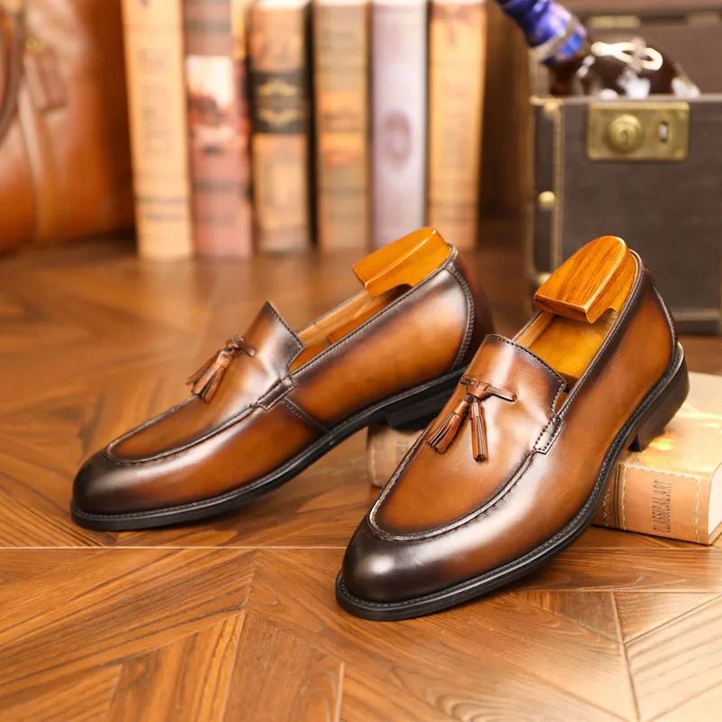 Italian luxury slip on elegant shoes - Antonios