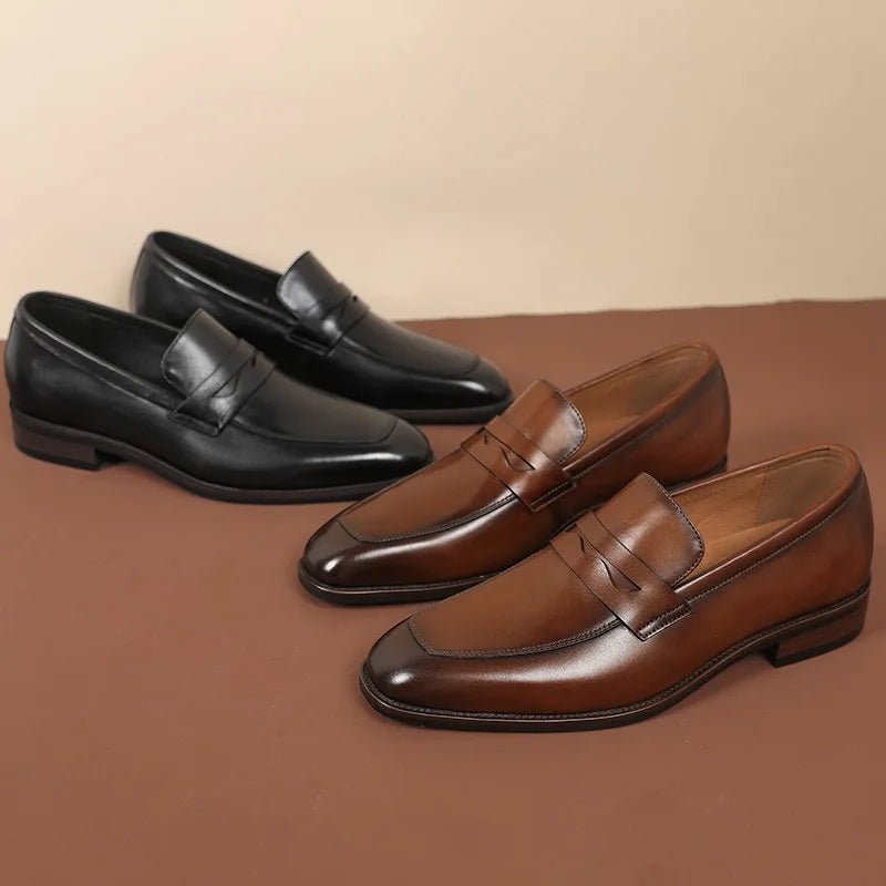 Italian luxury slip on elegant shoes - Antonios