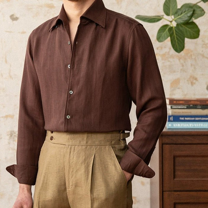 Italian old money fit summer shirt - Antonios