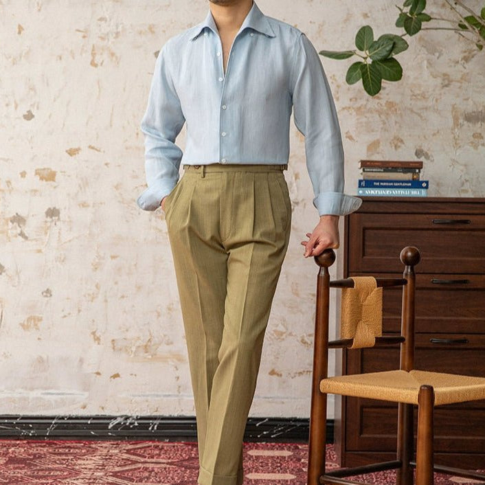 Italian old money fit summer shirt - Antonios