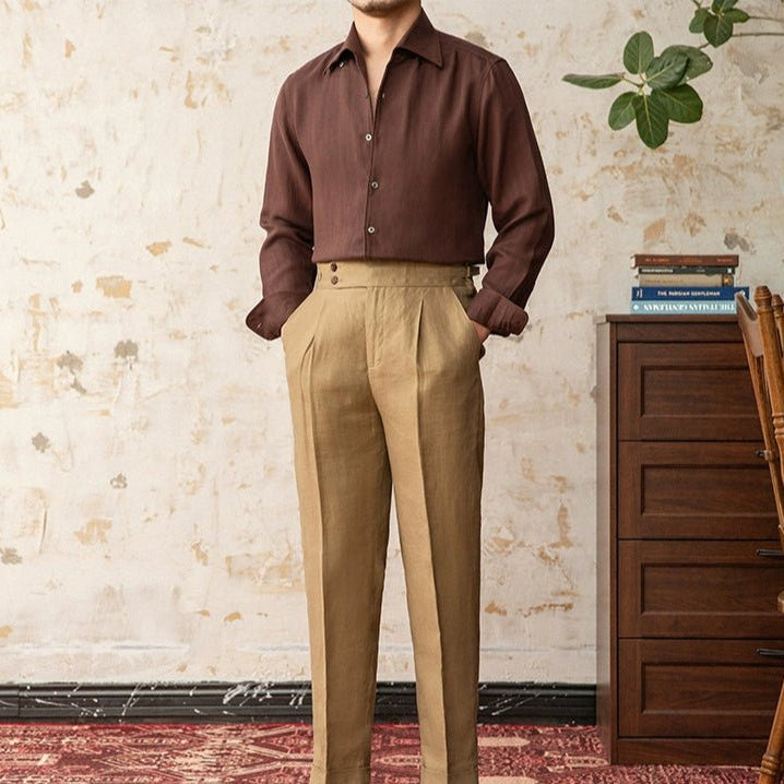 Italian old money fit summer shirt - Antonios