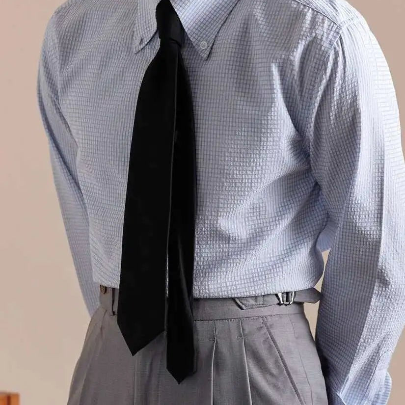 Italian plaid button - down shirt - Antonios