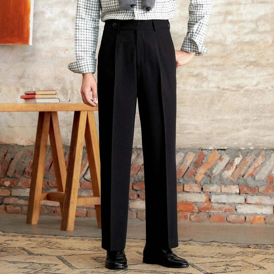 Italian straight style elegant pants - Antonios