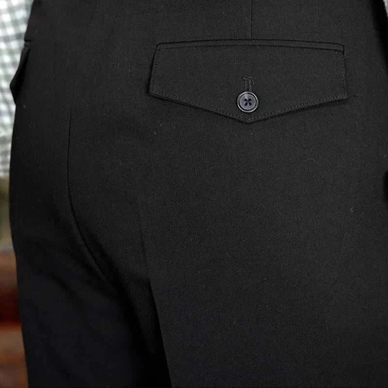 Italian straight style elegant pants - Antonios