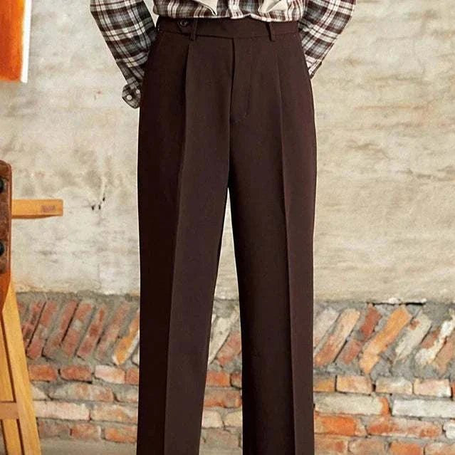 Italian straight style elegant pants - Antonios