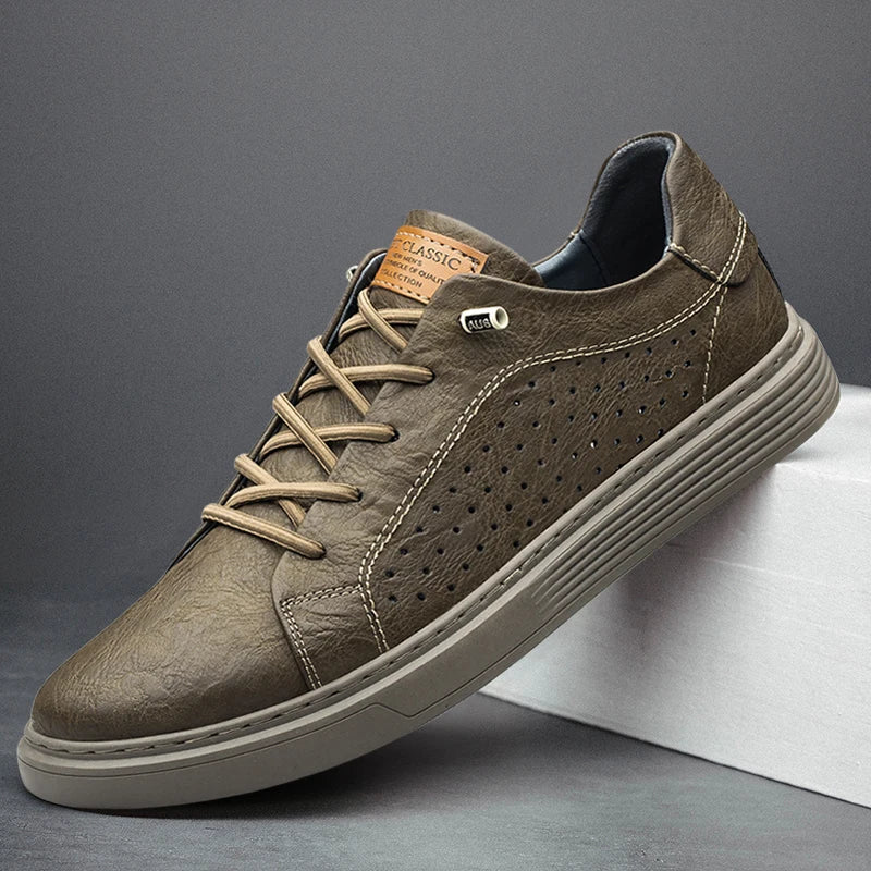 Italian style genuine leather shoes - Antonios