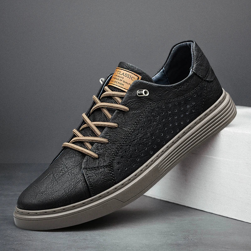 Italian style genuine leather shoes - Antonios