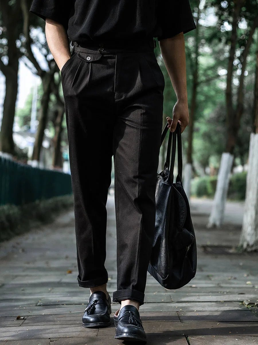 Italian vintage casual cotton pants - Antonios