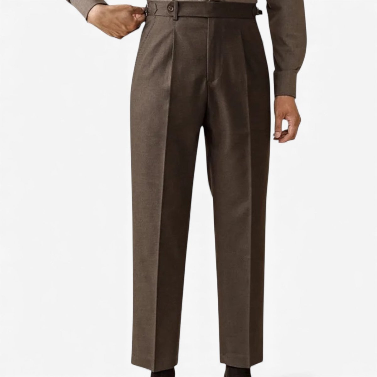 Italian wool ankle men's trousers - Antonios
