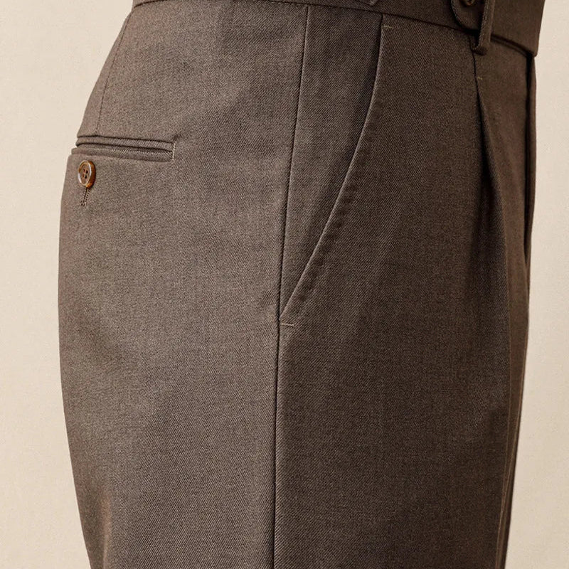 Italian wool ankle men's trousers - Antonios