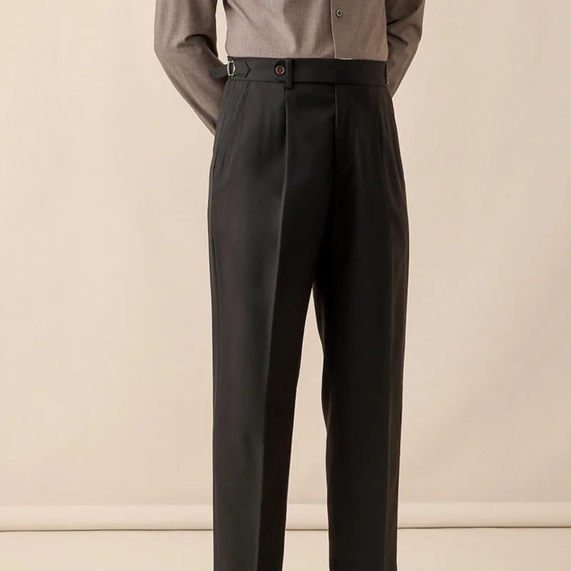 Italian wool ankle men's trousers - Antonios