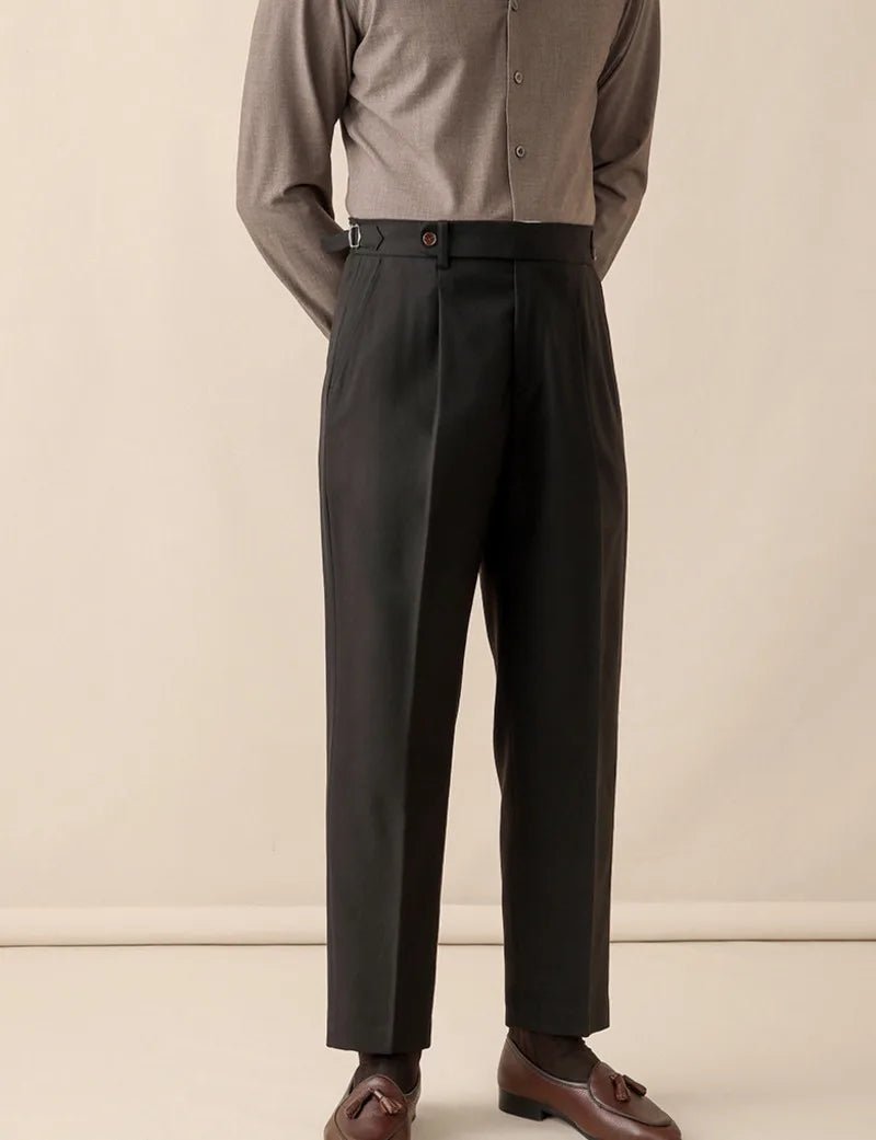 Italian wool ankle men's trousers - Antonios