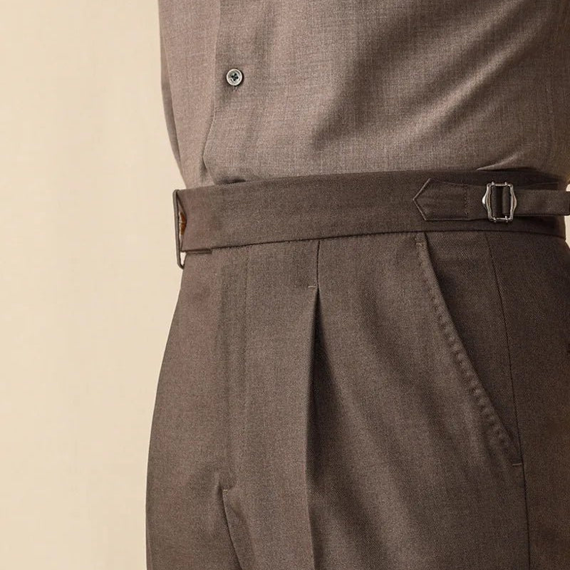 Italian wool ankle men's trousers - Antonios