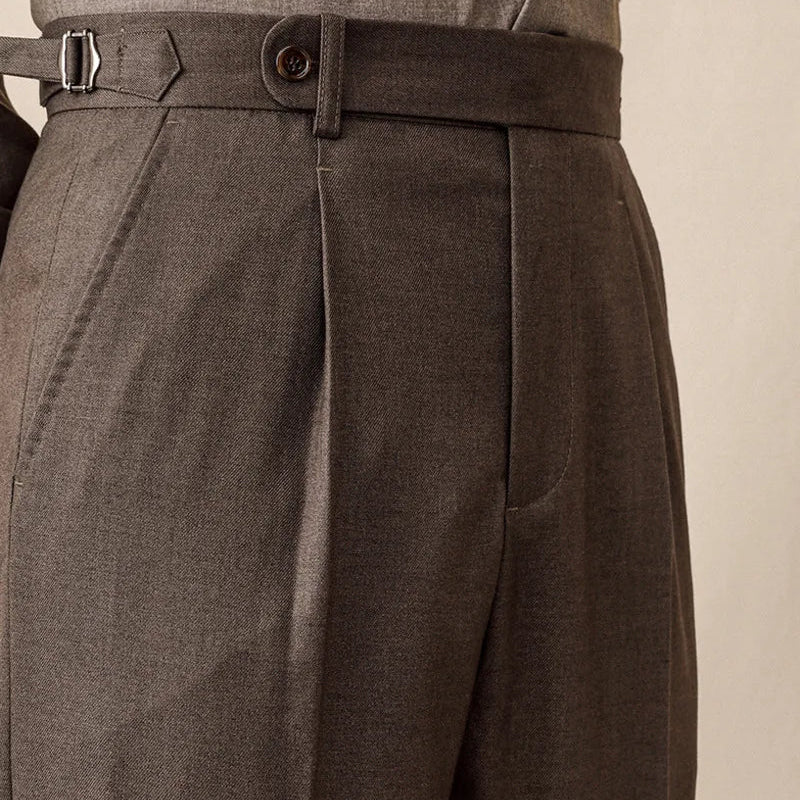 Italian wool ankle men's trousers - Antonios