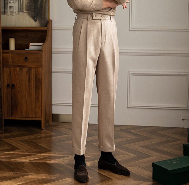 Italy High Waist Trousers - Antonios