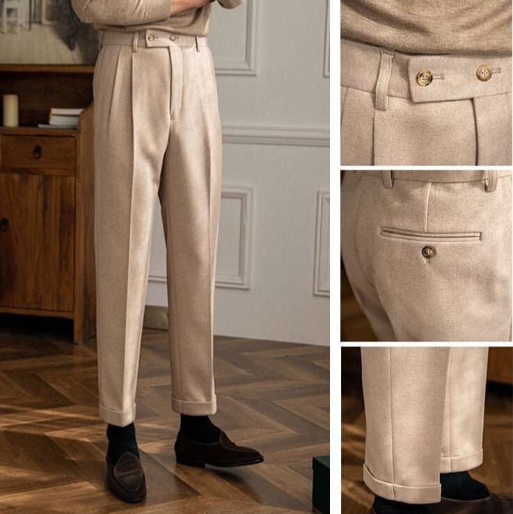 Italy High Waist Trousers - Antonios