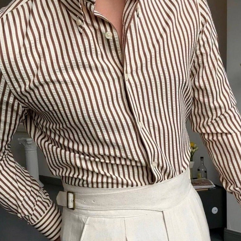 Italy Striped Shirt - Antonios