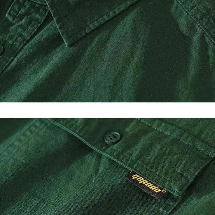 Japanese loose short sleeve summer shirt - Antonios