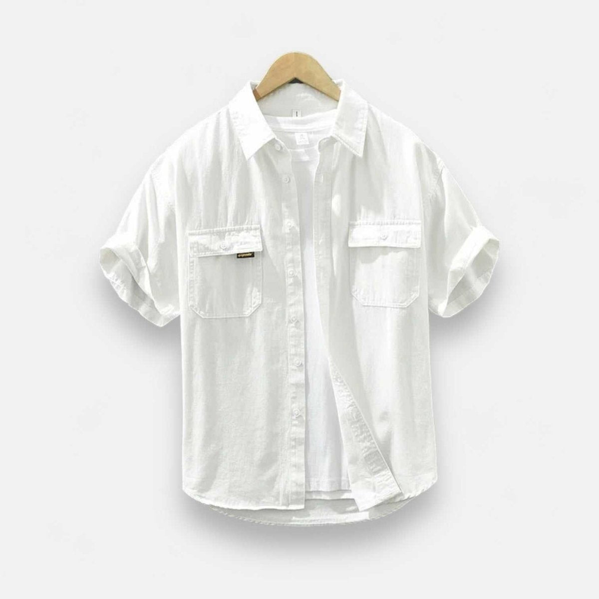 Japanese loose short sleeve summer shirt - Antonios