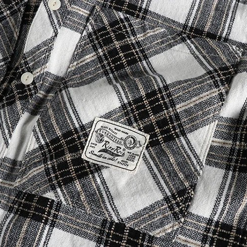 Japanese plaid pattern autumn shirt - Antonios