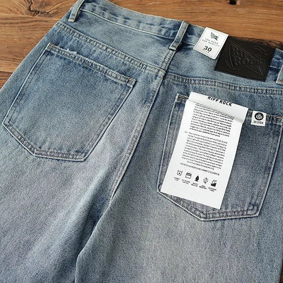Japanese washed cotton jeans - Antonios