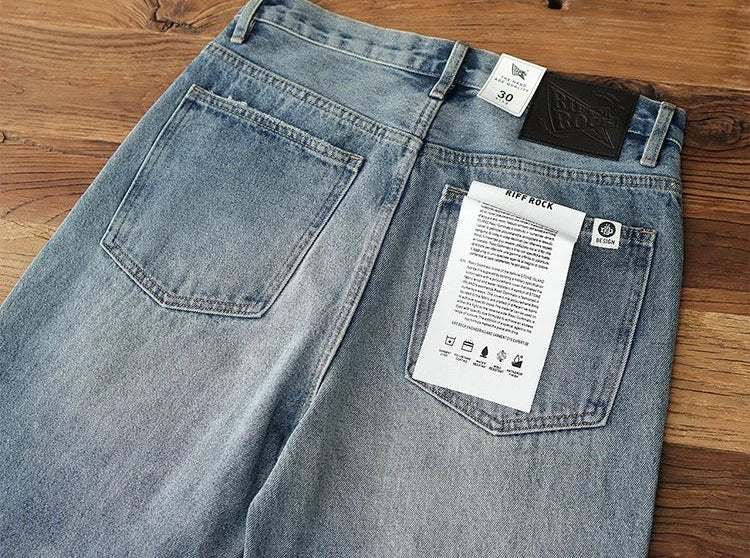 Japanese washed cotton jeans - Antonios
