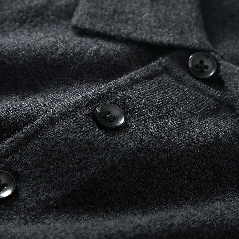 Knitted wood elegant polo t-shirt - Antonios