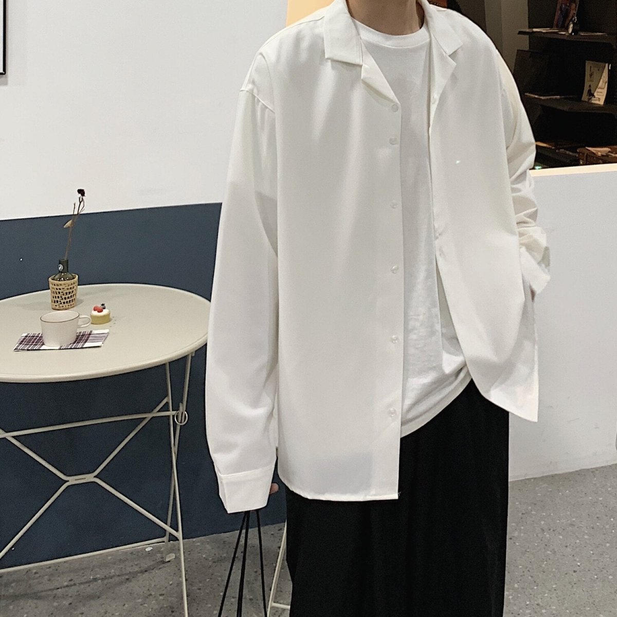 Korean Loose Fit Shirt - Antonios