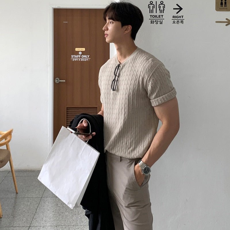 Korean Old Money T-Shirt - Antonios