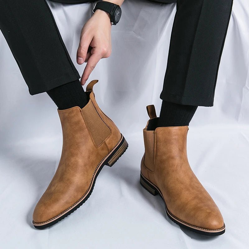 Leather high - top chelsea boots - Antonios
