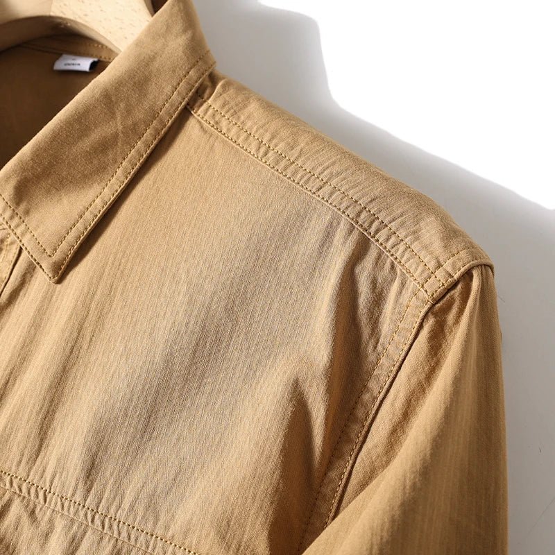 Leo 100% cotton retro utility shirt - Antonios