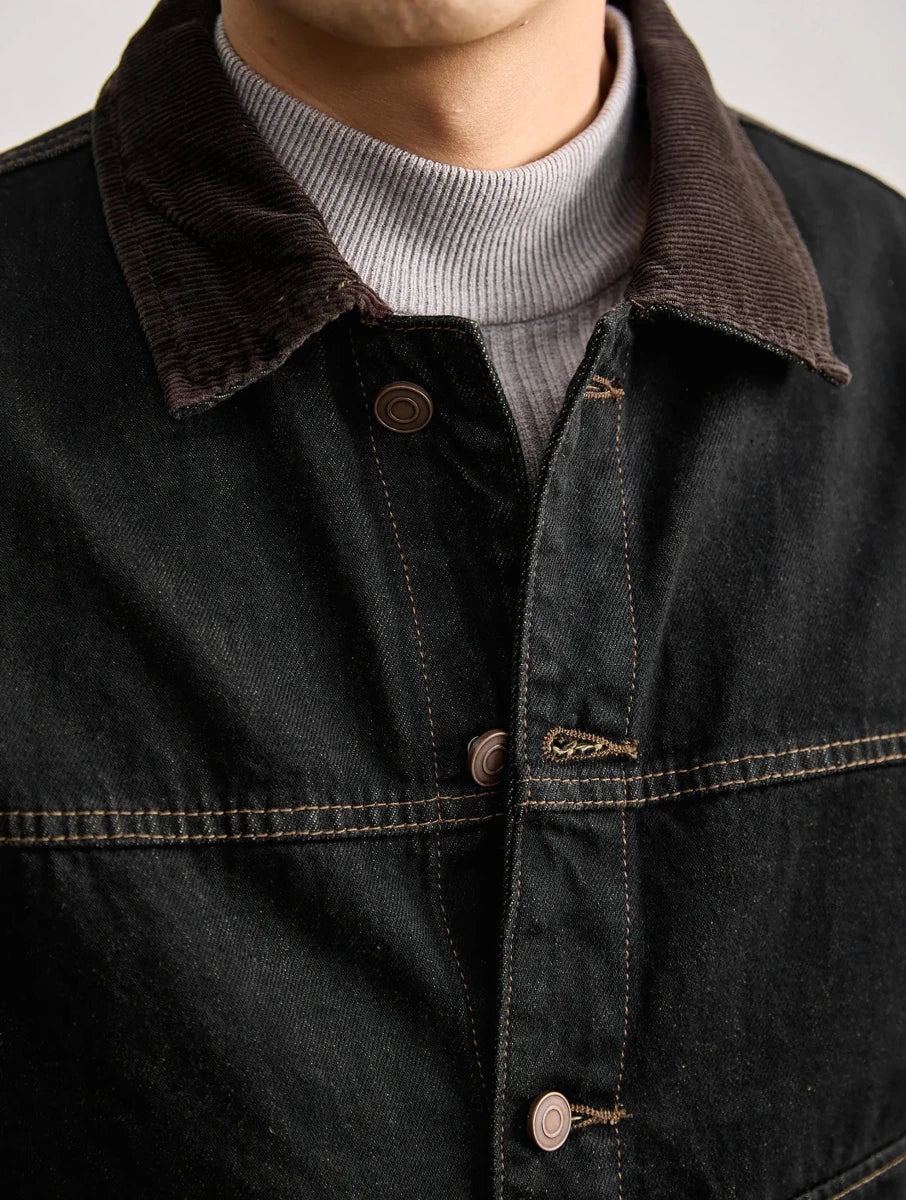 Leo american denim casual jacket - Antonios