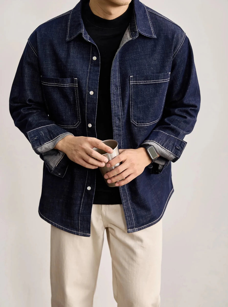 Leo american vintage denim jacket - Antonios