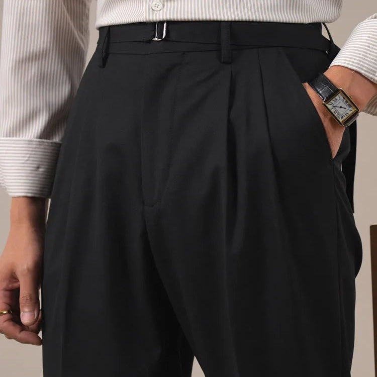 Leo business trousers with full leg - Antonios