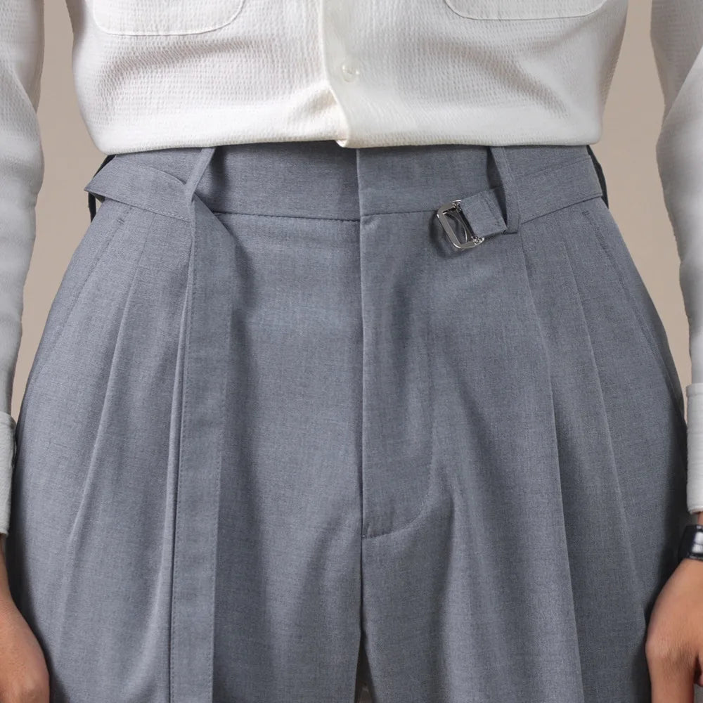 Leo business trousers with full leg - Antonios